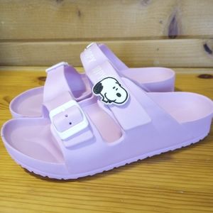NWOT Snoopy Crocs-style Slides 🩴